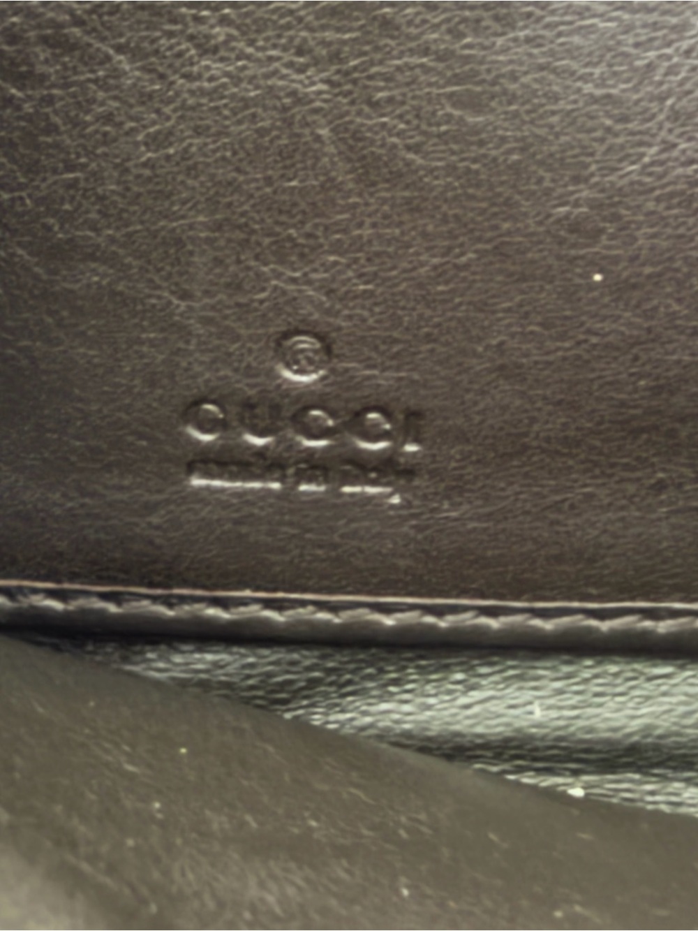 Gucci Guccissima Sukey Zip Around Wallet Brown Leather GG - Picture 4 of 9